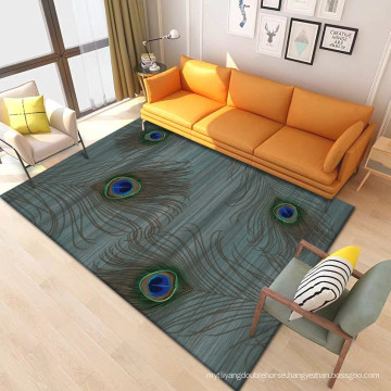 Carpet with abstract geometric  cartoon design